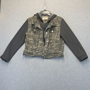 Wallflower Camo Denim Jacket Hoodie Combo Women’s XL